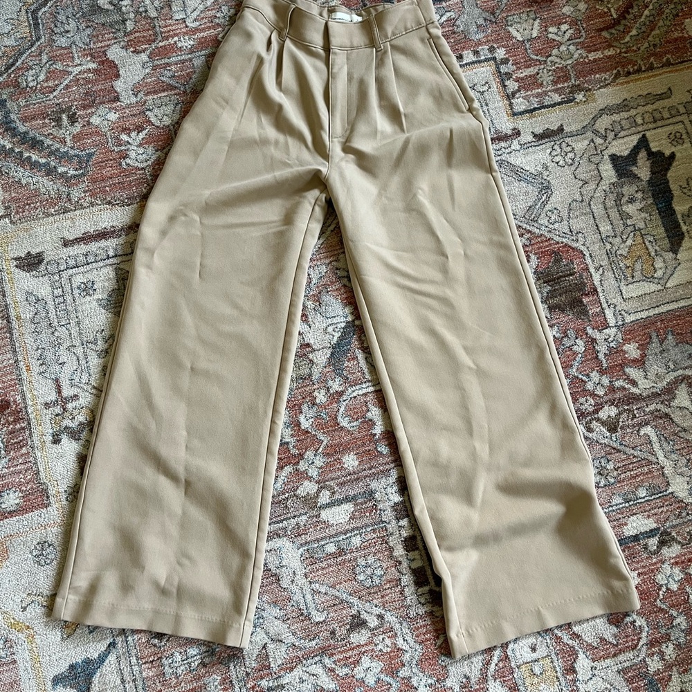 Abercrombie & Fitch Tan Women's Trousers